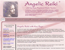Tablet Screenshot of angelicreiki.net